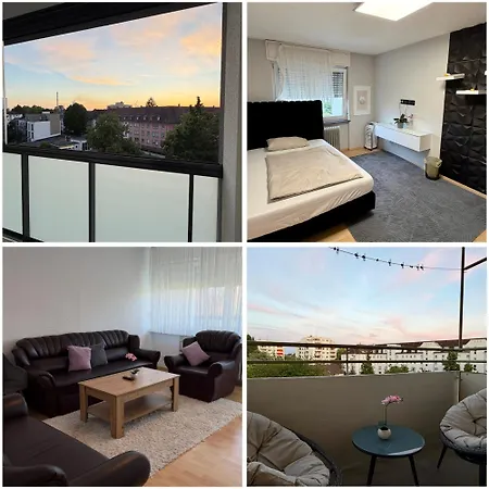 3-zimmer-wohnung Mit Balkon, Parkplatz & Wlan Апартаменты *
